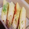waka-87's cooksnap of when they made 生ハムとアボカドとチーズの春巻.