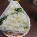 あゆたっくん's cooksnap of when they made 揚げ玉・大葉・いりごまのおにぎり.