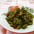 赤い電話's cooksnap of when they made ゴーヤのきんぴら.