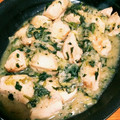 emily1022's cooksnap of when they made 鶏肉とネギとパクチーの塩レモン炒め.