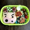 y_u♡'s cooksnap of when they made キャラ弁 ぶりぶりざえもん しんちゃん.