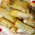 307号室's cooksnap of when they made ししゃもとチーズの春巻き.