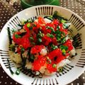 ryu☆ryu's cooksnap of when they made すじこの海苔弁風お楽しみ二段丼.