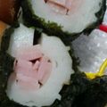 キャラメグ♪'s cooksnap of when they made ちくわとハムの海苔巻き★お弁当に便利.