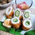 ＴＯＭＯＷＡＴ's cooksnap of when they made ♪お弁当♪竹輪のお蔵入り（オクラ）.