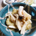 ＴＯＭＯＷＡＴ's cooksnap of when they made 蒸しなすときのこのからしあえ.
