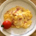 cucupa's cooksnap of when they made 朝食に♪レンジdeチーズオムレツ.