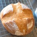 二人まま's cooksnap of when they made 強力粉と薄力粉でカンパーニュ風ー第２弾ー.