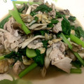 かるまいん's cooksnap of when they made 我が家の味♪あさりと豚肉と小松菜の炒め♪.