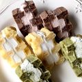 ゆせりた18's cooksnap of when they made ふわふわワッフルロールケーキ.