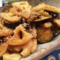 jununu's cooksnap of when they made れんこんとなすのオイスー炒め.