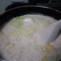 おぎにぃ's cooksnap of when they made とうふ鍋。味噌ミルク仕立て.