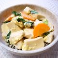 runa10's cooksnap of when they made 味付け不要、ひとくち高野豆腐で作る卵とじ.