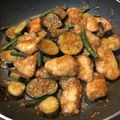 さっちん162819's cooksnap of when they made 鶏ムネ肉と茄子の甘味噌炒め丼.