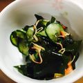 hana313☆☆☆'s cooksnap of when they made 砂糖不使用でサッパリきゅうりの酢の物.