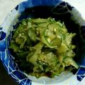 料理下手な鬼嫁's cooksnap of when they made 育ちすぎたきゅうりの味噌和え.