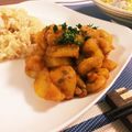 内田シェフ's cooksnap of when they made 海老とじゃがいものケチャップカレー炒め.