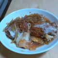 のはら先生's cooksnap of when they made 麺つゆで簡単☆*ヒレカツとじ.