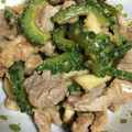 junjun320i's cooksnap of when they made ✿ゴーヤと角切り豚バラのみそ炒め✿.