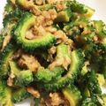 ちづりんも's cooksnap of when they made ゴーヤーのツナみそ炒め.