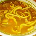とものりのもと's cooksnap of when they made 余り物deカレーうどん.