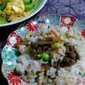 優くんのばあば's cooksnap of when they made 牛肉✿きんぴら寿司.