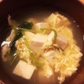 ♡HANABI18♡'s cooksnap of when they made 三つ葉と豆腐のかきたま汁.
