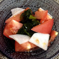 Chaccoooo's cooksnap of when they made 梅酢でトマトとわかめのさっぱり和え.