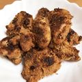 せぴこ☆'s cooksnap of when they made 低糖質☆きな粉をまぶした黄な粉唐揚げ.