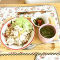komutatata's cooksnap of when they made 2分で完成！福神漬のカレー風味まぜ寿司.