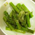 由芽15's cooksnap of when they made アスパラガスの塩胡椒炒め.