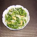 chi−ちゃん's cooksnap of when they made 苦み野菜ゴーヤとピーマンの塩麹和え.