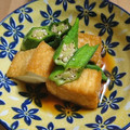 みゆりーた＊'s cooksnap of when they made 簡単☆厚揚げとオクラの煮物.