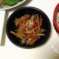 クック2T0Q5D☆'s cooksnap of when they made 簡単きんぴらごぼう.