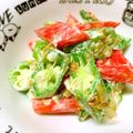 ちゃー's cooksnap of when they made 簡単一品！オクラとカニカマ和え.