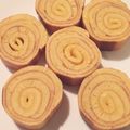 ☆♪のりちゃん♪☆'s cooksnap of when they made アタシのバウムクーヘン♪フライパンの巻き.