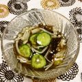 ぽぽきゅ's cooksnap of when they made 簡単サッパリ♬ もずくとえのきポン酢和え.