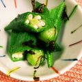 あずき☆プリン's cooksnap of when they made すぐ出来る！茹でて和えてのオクラの塩昆布.