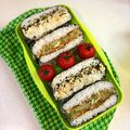 つぶこ☆'s cooksnap of when they made 全過程写真付き！おにぎらずの作り方.