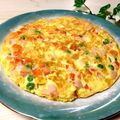 ３匹の大ぶたママ's cooksnap of when they made スパニッシュオムレツ風の簡単玉子焼き.