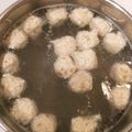 nikkijamie's cooksnap of when they made 焼き鳥のつくね（焼く前）.