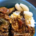 Zukka Chan's cooksnap of when they made さばの水煮缶と茄子のカレー.
