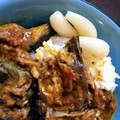 Zukka Chan's cooksnap of when they made さばの水煮缶と茄子のカレー.