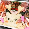 ☆魔穂☆'s cooksnap of when they made キャラ弁 ピカチュー.