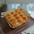 ヨウコおばさん's cooksnap of when they made ミルキ～チョコクリームパン：ちぎりパン.