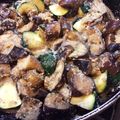 ねこねこさーん's cooksnap of when they made 簡単！ナスとズッキーニのゴマ味噌炒め.