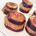 EHoN。's cooksnap of when they made ☆ナスの肉挟み焼き☆.