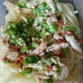 ちびゴン太's cooksnap of when they made 鶏と梅としそのさっぱり冷やしうどん♪.