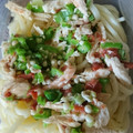 ちびゴン太's cooksnap of when they made 鶏と梅としそのさっぱり冷やしうどん♪.