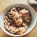 GoGo島みかん's cooksnap of when they made ひじき煮 リメイク 五目ご飯 おにぎりも.